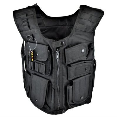 GILET TACTIQUE ROYAL NOIR (VT-1043B)