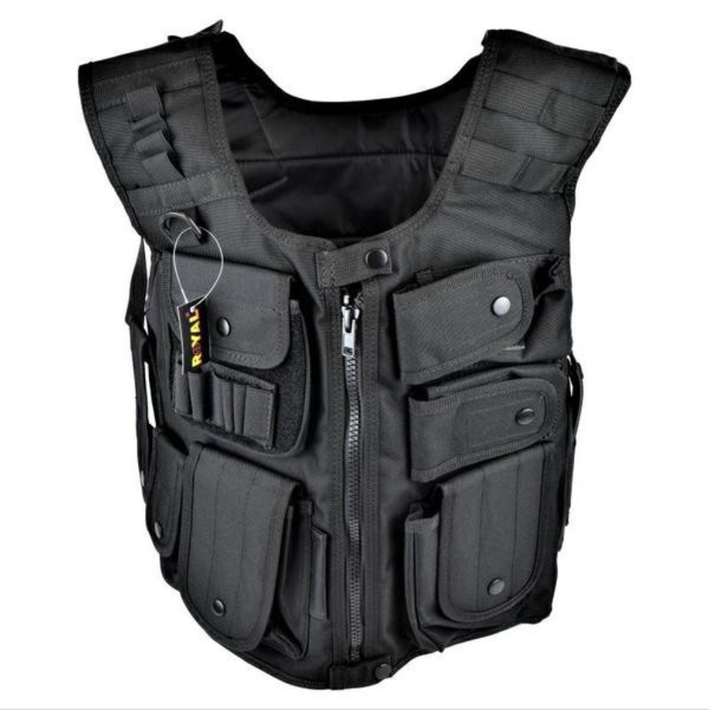 GILET TACTIQUE ROYAL NOIR (VT-1043B)