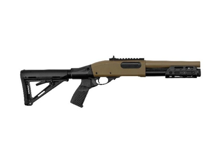 Réplique Fusil à Pompe M870 avec crosse Golden Eagle à Gaz tan