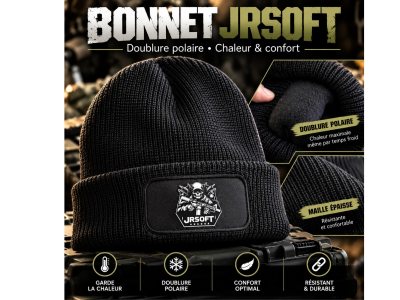 Bonnet  - JRSOFT - noir
