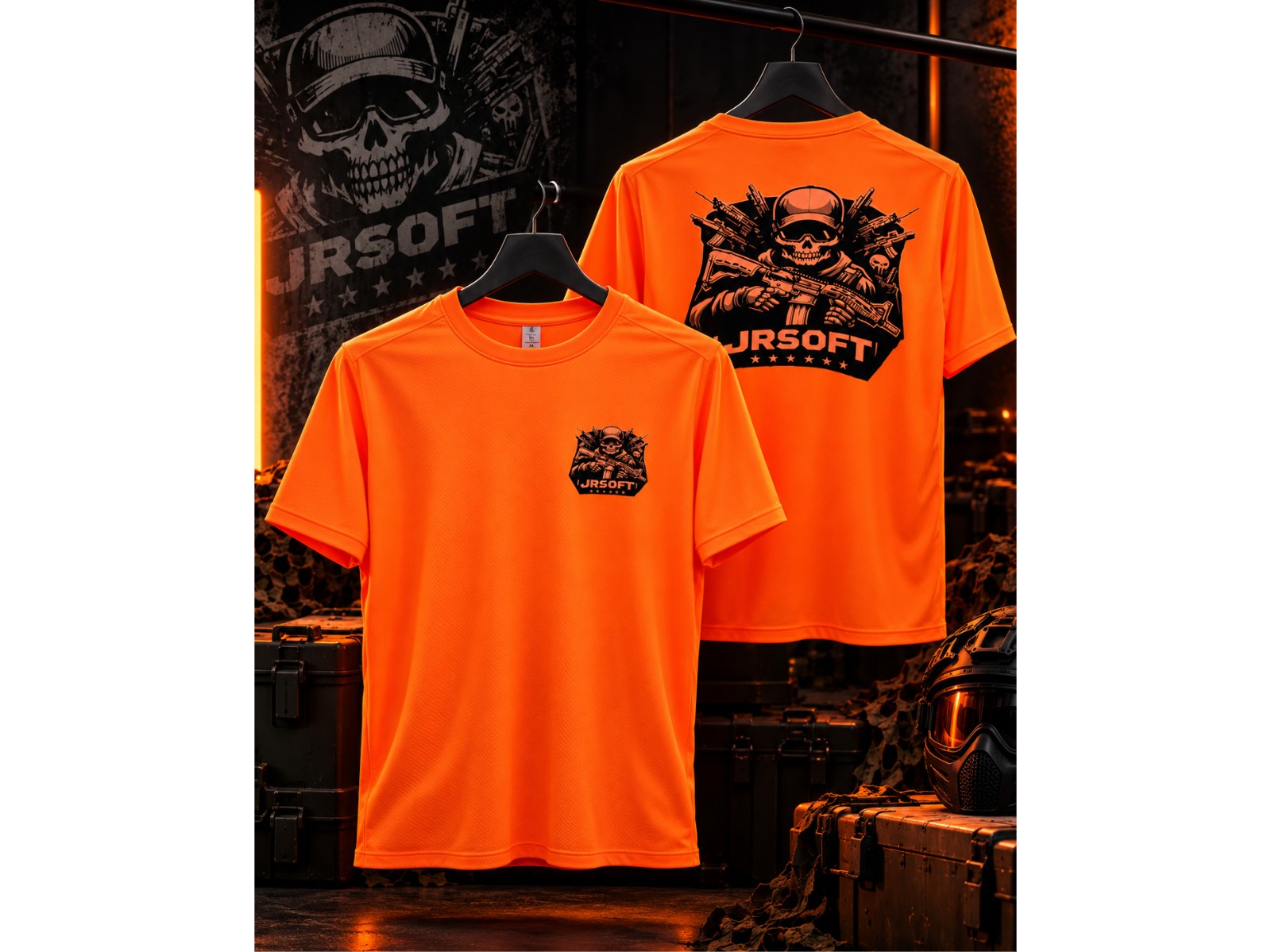 Tee shirt haute visibilitee orange XXL