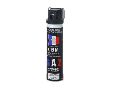 BOMBE GAZ DEFENSE CS CAPOT CLAPET 75ML