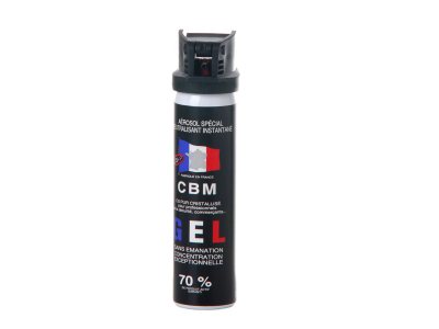 BOMBE GEL DEFENSE CS CAPOT CLAPET 75ML
