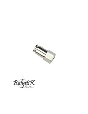 BalystiK Adaptateur 1/8 NPT femelle pour flexible 6mm