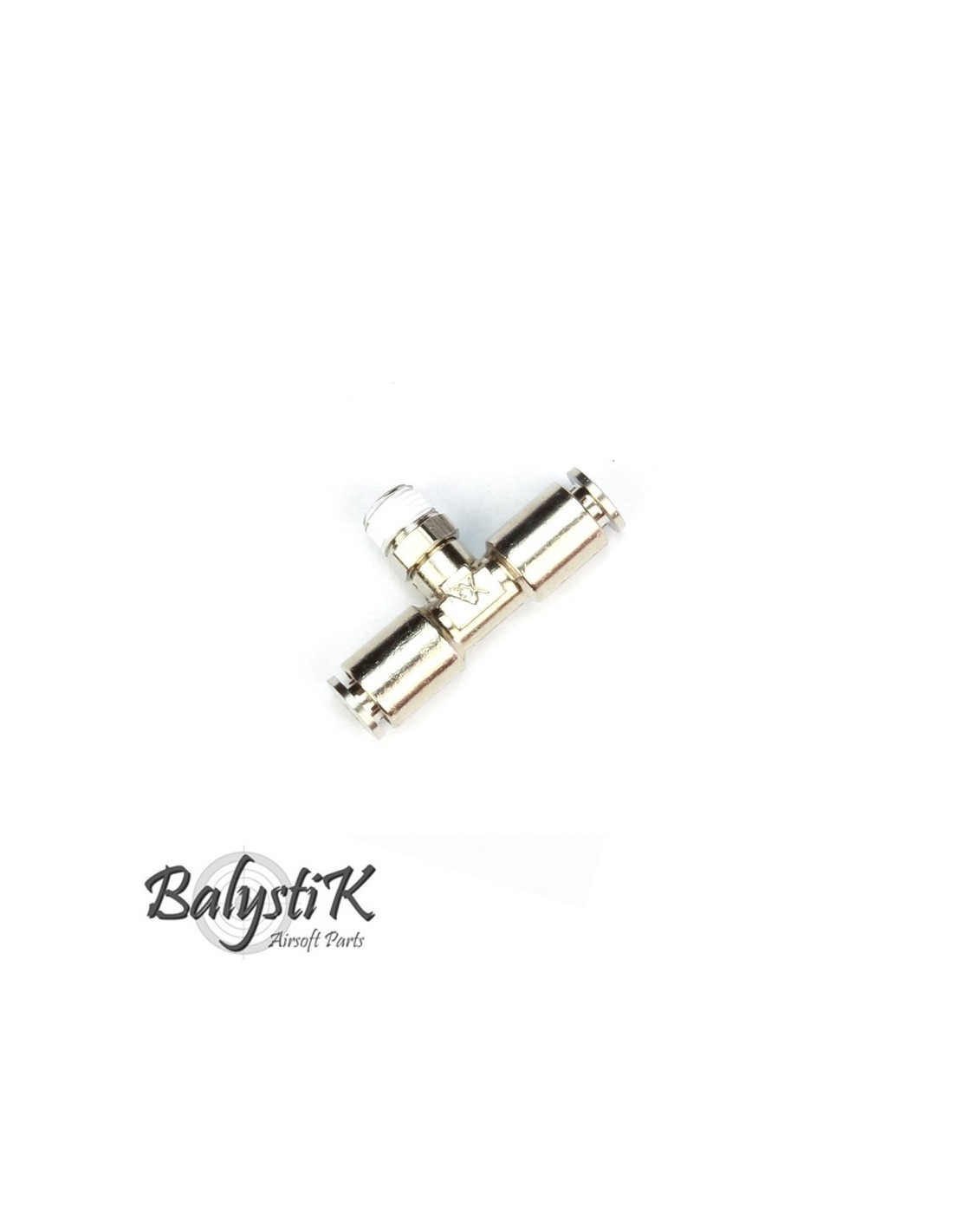 BalystiK coupleur 1/8 Male T double entrée macroflex 6mm