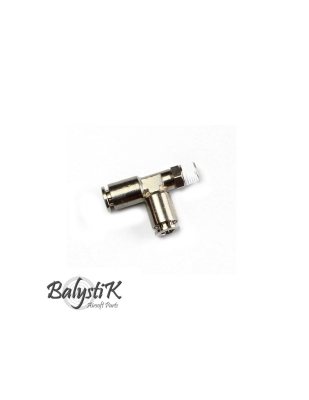 BalystiK coupleur 1/8 Male Y double entrée macroflex 6mm