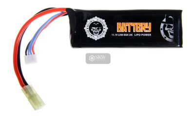 BATTERIE LIPO 11.1V 2200 MAH 20C DUEL CODE