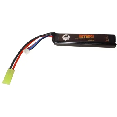BATTERIE LIPO 11.1V 1100MAH 25C DUEL CODE