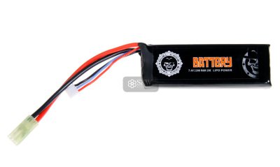 BATTERIE LIPO 7.4V 2200 MAH 20C DUEL CODE