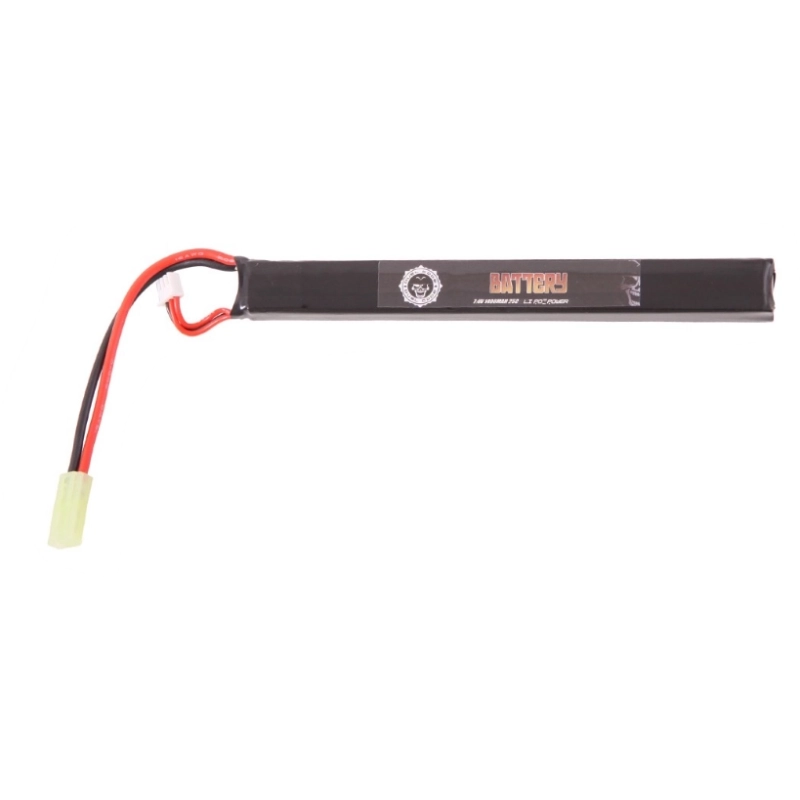 BATTERIE LIPO 7.4V 1400MAH 25C DUEL CODE