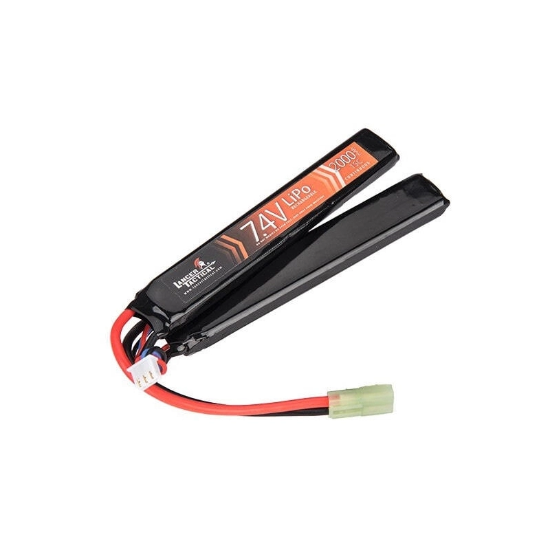 Batterie Lipo 7,4V 2000mAh 15C double stick
