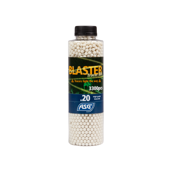 BILLES 0.20G BLASTER TRACANTES VERTES EN BOUTEILLE DE 3300