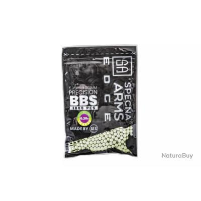 BILLES 0.20G TRACANTES VERTES EDGE EN SACHET DE 1000 PCS