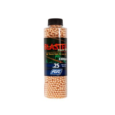 BILLES 0.25G BLASTER TRACANTES  ROUGES EN BOUTEILLE DE 3300