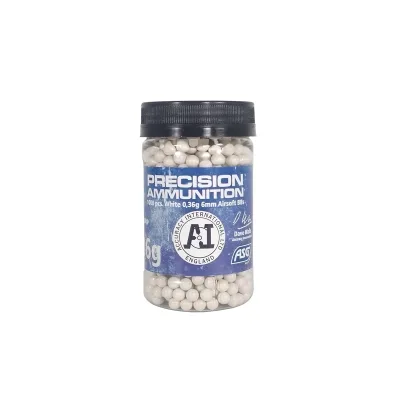 BILLES 0.36G ACCURACY BLANCHES EN POT DE 1000