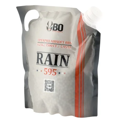 Billes Airsoft 6mm 0.25g rain- BO-3500 RDS / 0. 25g (10 sachets)
