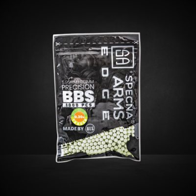 BILLES BIO 0.30G TRACANTES VERTES EDGE EN SACHET DE 1000 PCS