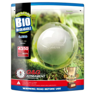 BILLES BIO 0.23G BLANCHES EN SACHET 1KG