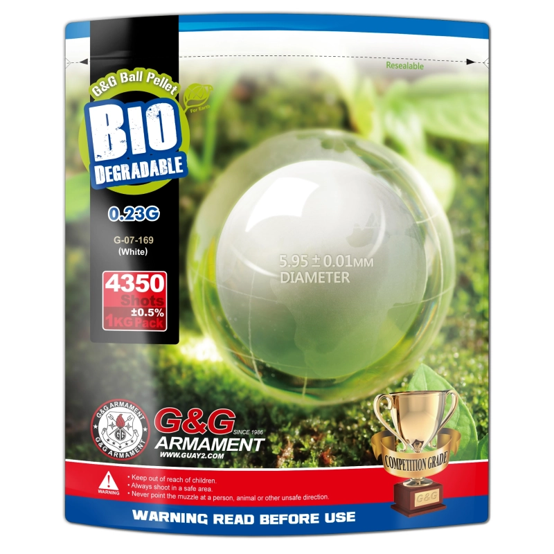 BILLES BIO 0.23G BLANCHES EN SACHET 1KG