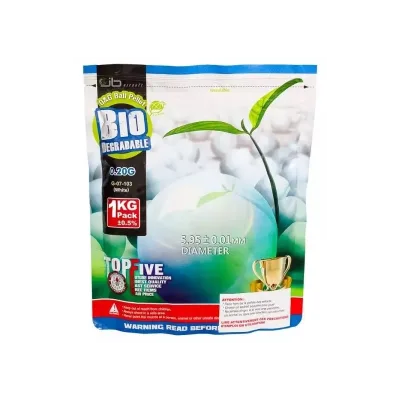 BILLES 0.20  G&G BIO 1 KILOS BLANCHE