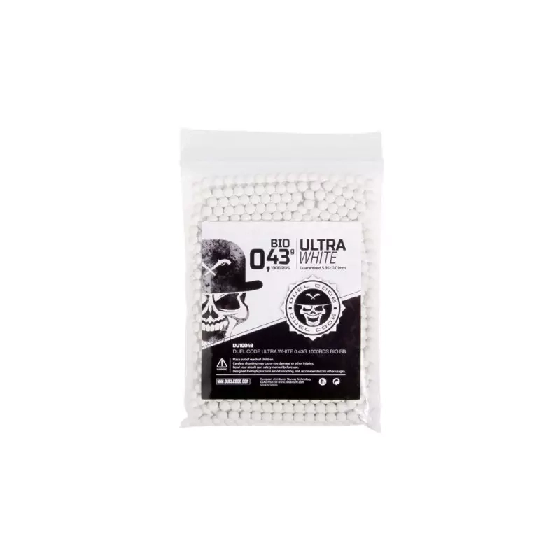 BIO BB 0.43G ULTRA WHITE 1000RDS DUEL CODE
