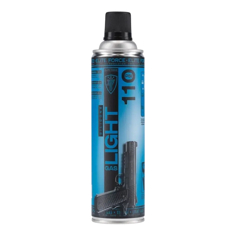 BOMBE GAZ 450 ML ELITE FORCE LIGHT GAS MAINTENANCE 110 PSI (HUILE SILICONE)