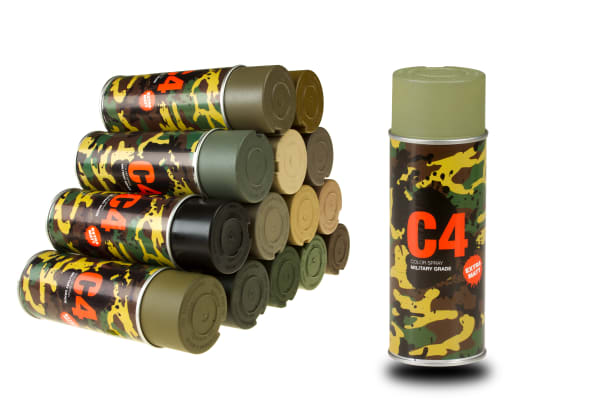 Bombe peinture - C4 Mil Grade Color Spray RAL 6013