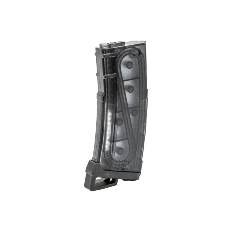 Chargeur Mid-cap Speed 130 billes pour M4 AEG - SMOKE