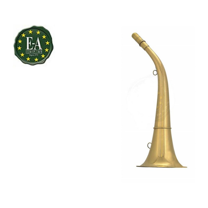 Corne ronde Compiègne 30 cm laiton poli