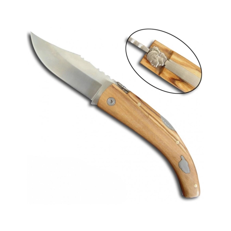 Couteau pliant bois Corse Lame 8cm