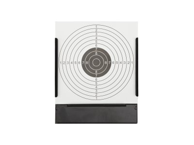 PORTE CIBLE PLAT METAL 14X 14