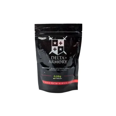 Billes BIO 0.20g en sachet 1000bbs Delta Armory