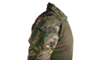 t-shirt tactique COMBAT WOODLAND ESPAGNOL | Taille LDELTA TACTICS