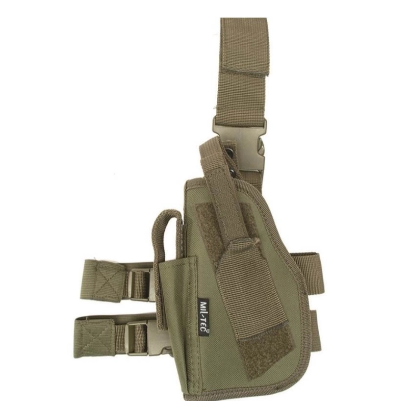 DMoniac Holster de cuisse universel Gaucher OLIVE