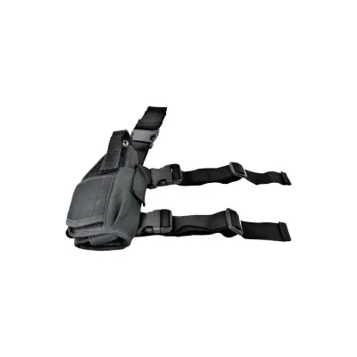 ÉTUI DE JAMBE TACTIQUE WOSPORT POUR DROITIERS NOIR