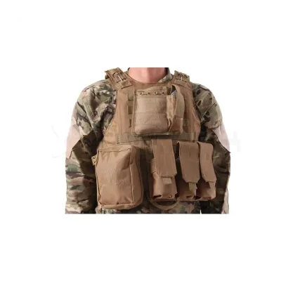 GILET PLATE CARRIER TAN DELTA TACTICS V07