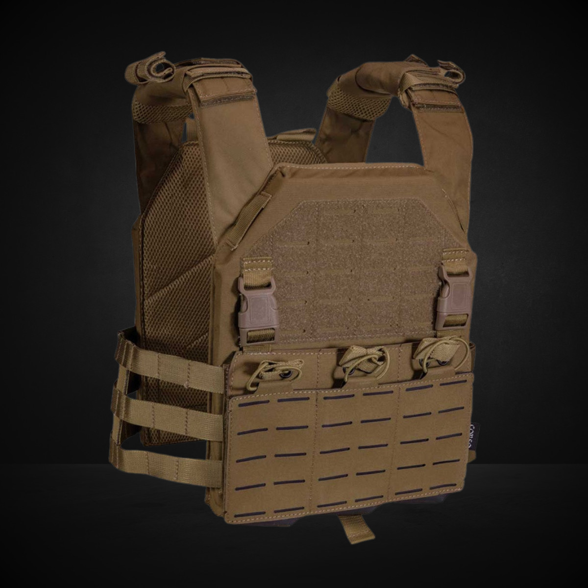 Gilet porte-plaques Drake MK3 - Corso Tactical COYOTE
