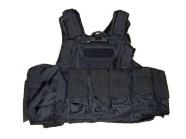 GILET TACTIQUE ROYAL NOIR (V1026B)