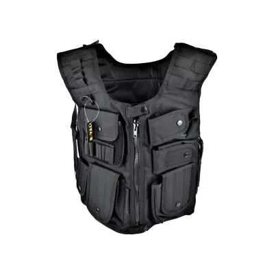 GILET TACTIQUE ROYAL NOIR (VT-1043B)