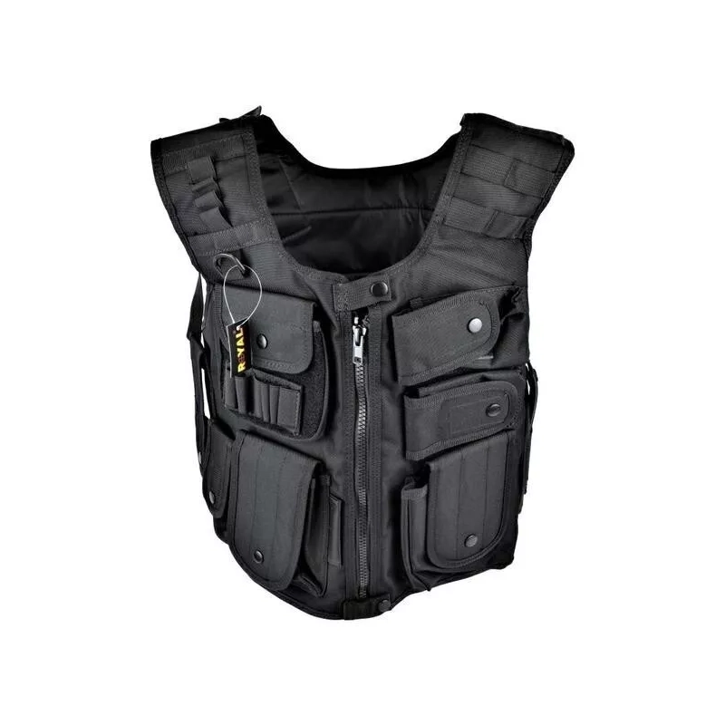 GILET TACTIQUE ROYAL NOIR (VT-1043B)