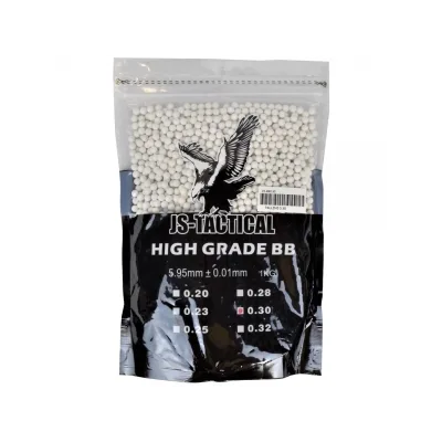 BILLES JS-TACTICAL 0.30G BLANC (JS-BB0.30)