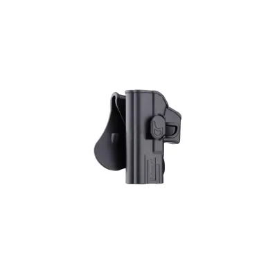 HOLSTER RIGIDE AMOMAX G2 GAUCHER GLOCK NOIR