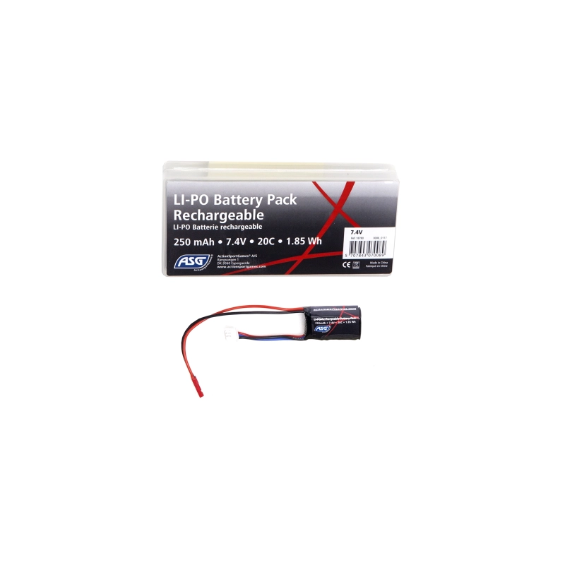 HPA batterie Lipo 2S 7.4V 250mAh 20C