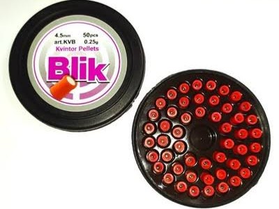 Plombs Explosifs 4.5mm 0.25g Boîte de 50 Kvintor Fantom ROUGE