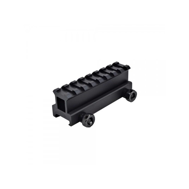 JS-TACTICAL 8 FENTES WEAVER RAIL 1 POUCE RISER