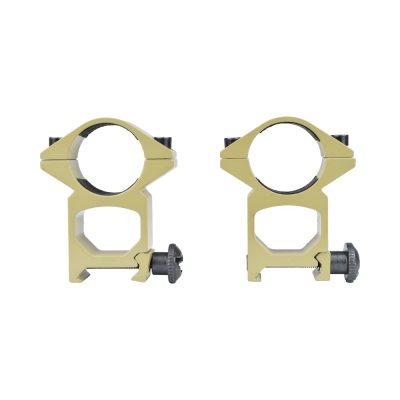 JS-TACTICAL HAUT ANNEAUX DE MONTAGE 1" POUR RAILS 20mm TAN (JS-M2006T)