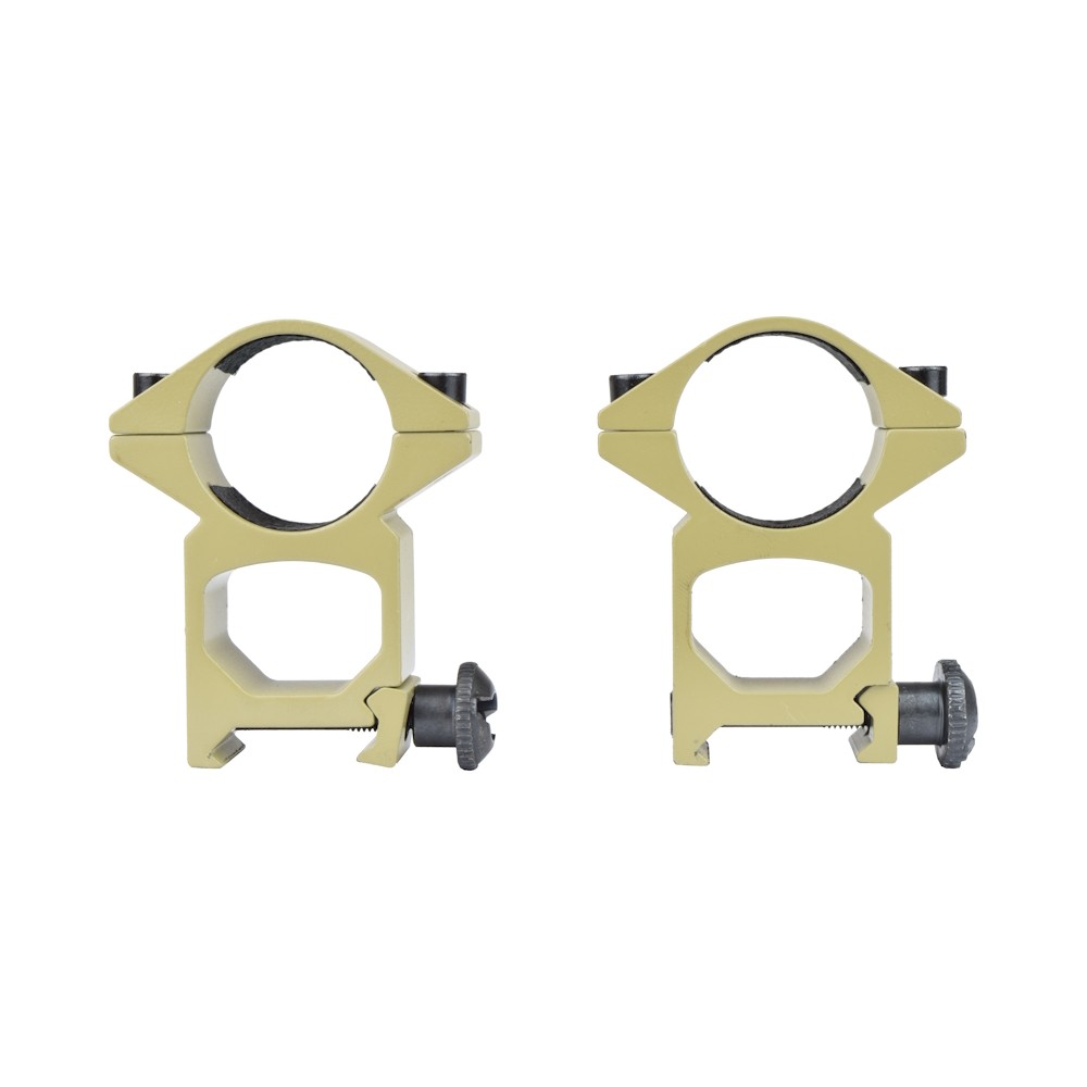 JS-TACTICAL HAUT ANNEAUX DE MONTAGE 1" POUR RAILS 20mm TAN (JS-M2006T)