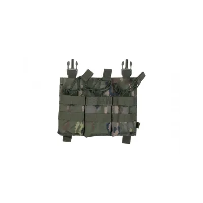 PANNEAU TRIPLE AK/36 FORCE WOODLAND ESPAGNOL DELTA TACTICS