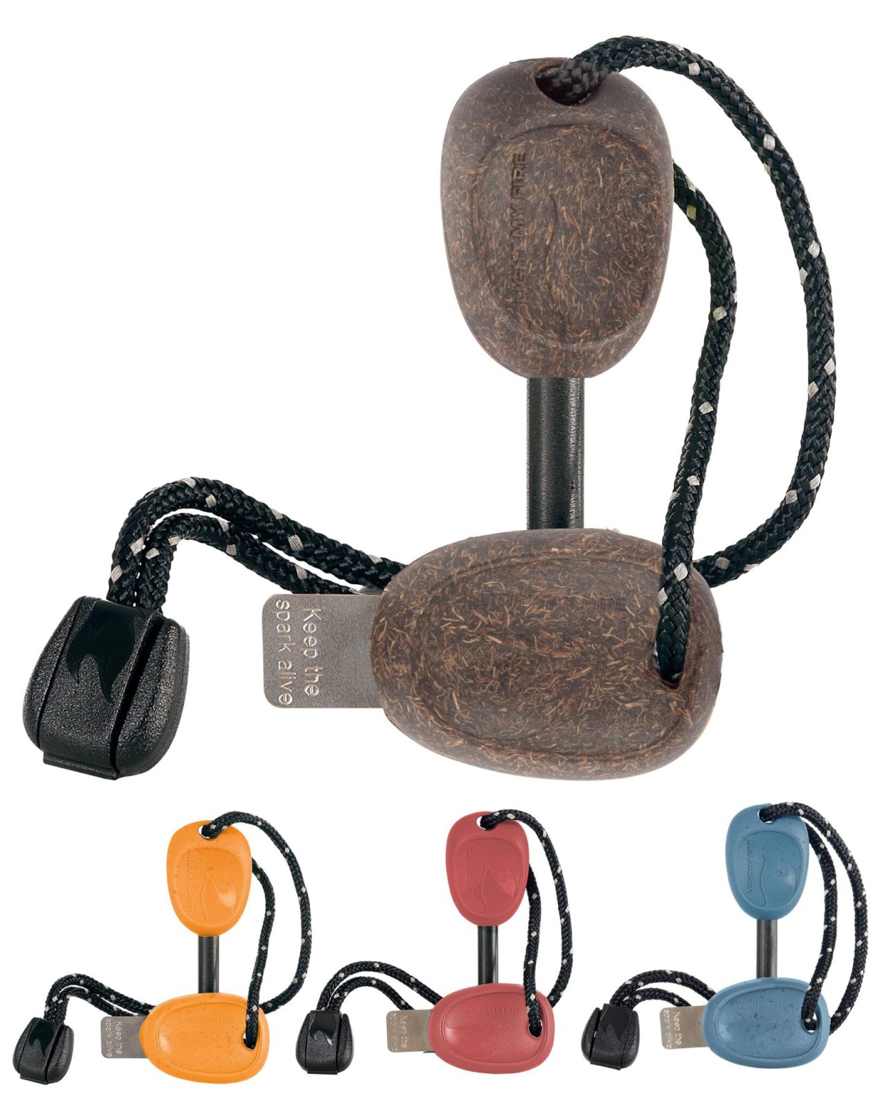 Pierre à feu Firesteel Scout Bio Plastic Hazy Blue