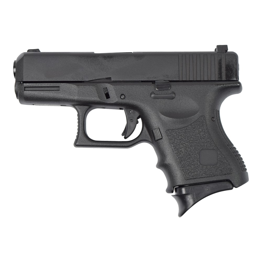 PISTOLET À GAZ HFC BLOWBACK DEMI-MÉTAL NOIR (HG 186)